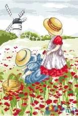 DMC BL111-57 In the Poppy Field  PCS