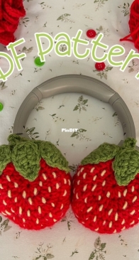 Berry Bundle Headphone Cover  - StitchedbySoleil - Stitched by Soleil