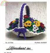 Herrschners  inc.- #23-7949 - Floral Basket