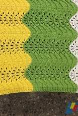 Darn Knit Anyway-Old Shale Waves Baby Blanket by Carrolldj-Free