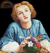 Artecy Cross Stitch - Girl Painting