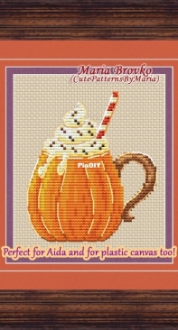 Pumpkin Mug by Maria Brovko