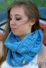 Ruche and Welt Cowl by Sarah Jordan-Free