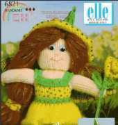Elle: No. 6821 Daffodil  Fairy Knit Toy