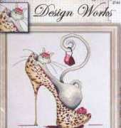 Design Works 2744 Fashionista Cat