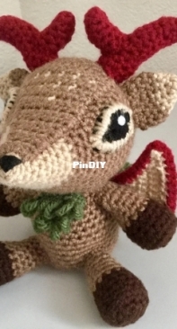 JBCrochetWizard - Jennie Faith - Elemental Deer Dragon