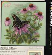 Dimensions 35249 Butterfly & Daisies
