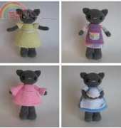 Djonesgirlz- Dress Up Kitty Pattern
