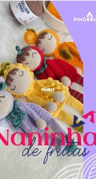 Pingouin - Fruit Lovey - Naninha de Frutas - Portuguese - Free