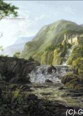 Golden Kite GK 1077 - Mountain Landscape With a Castle (small)