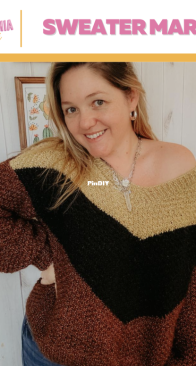 Sweater María by Fran Cavalla - La Nonina Tejedora - Spanish
