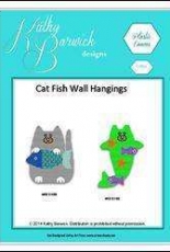 Cat Fish Wall Hanging by Kathy Barwick-Plastic Canvas