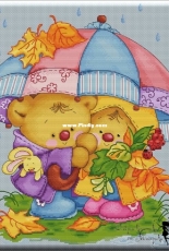 Bears under the Umbrella by Tamriko Lamaridze