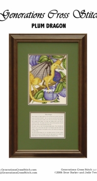 Generations Cross Stitch - Plum Dragon
