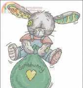 DMC BL 188/51 Somebunny To Love - Bouncing Bunny (xsd)