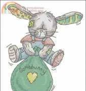 DMC BL 188/51 Somebunny To Love - Bouncing Bunny (xsd)
