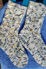 Time Trap Socks by Carolyn Peters-Free