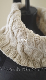 #120 Double Cabled Cowl by SweaterBabe