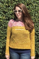 The Mary Pullover by Born & Raised Knits