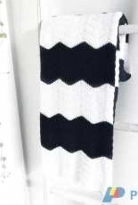 Chevron baby blanket