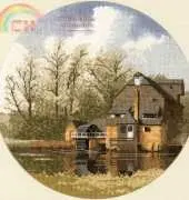 Heritage Crafts Circles Serie JCWM369  Watermill by John Clayton