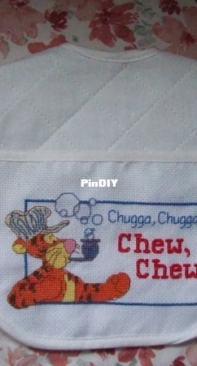 Tigger "Chew, Chew" Bib from the Disney Home book by Leisure Arts