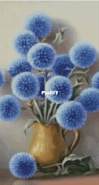 KERU-Blue flowers