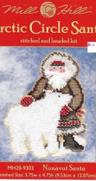 Mill Hill MH20-9303 Arctic Circle Santas - Nunavut Santa