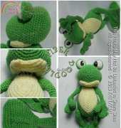 Fiber Doodles - K4TT -  Fernando the Frog