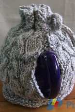 Cabled cafetière & Tea Cosy by Ruth Churchman -Free
