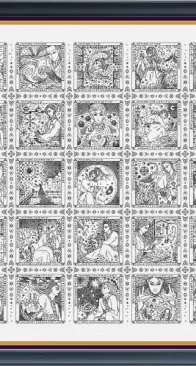 ExLibrist - The Magician Sampler - Blackwork