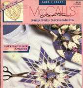 McCalls Creates Fabric Craft 14048 Snip Snip Sweatshirts