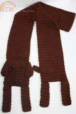 Crochetions - Shelley Brown - Dachshund Scarf