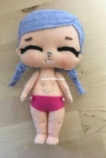 Lol sister felt doll!