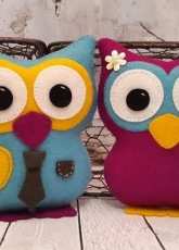 Super Skattig-Felting Sweet Owls-Free Pattern
