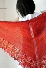 Taking A Chance On Love Shawl by Connie Peng/yellowcosmo