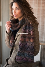 Amaya Scarfby Berroco Design Team-Free