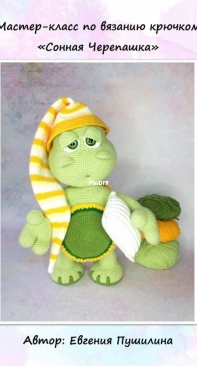 Evgeniya Pushilina - Евгения Пушилина - Sleepy Turtle - Сонная Черепашка - Russian