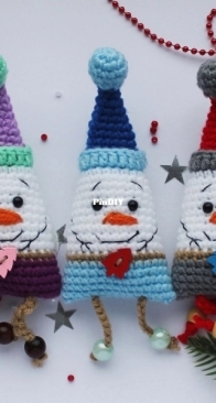 Natalya Balyk - Наталья Балык - Snowman - Снеговик - Russian - Free