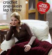 Red Heart LW1625 One Skein Lap Throw by Mary Ann Frits
