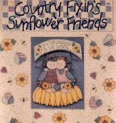 Decorative Painting-Country Fixins-Sunflower Friends by Rhonda Cadwell-1995
