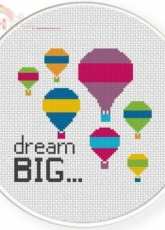 Daily Cross Stitch - Dream Big