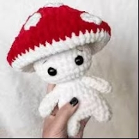 Crochet mushrooms