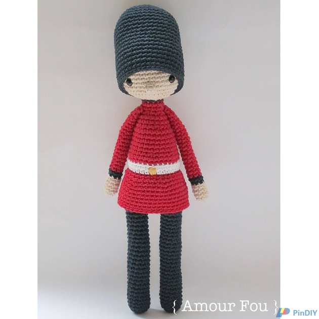 Jack, the Royal Guard - Crochet Pattern by Amour Fou