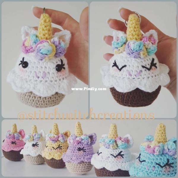 Stitch Witch Creations - Sarah Louise Read - Lavender Unicorn Cupcake.jpg