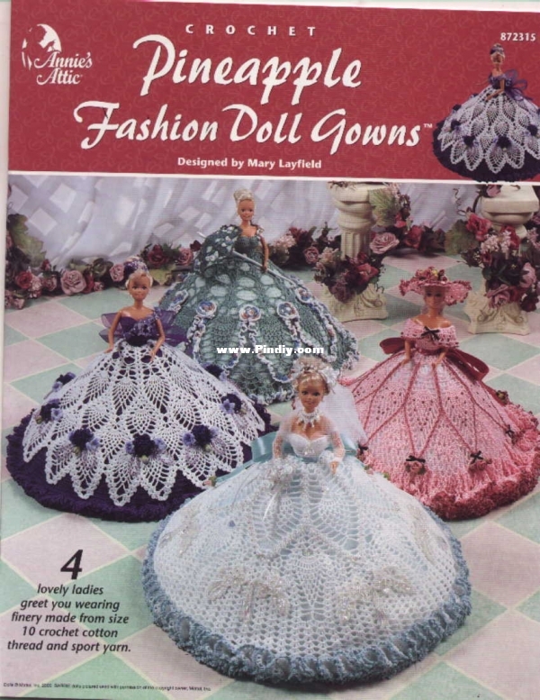 ML Pineapple Fashion Doll Gowns