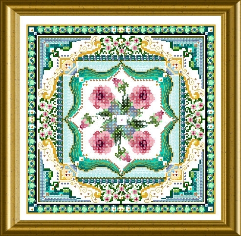 A Beaded Marie-Antoinette’s Rose Tile.jpg