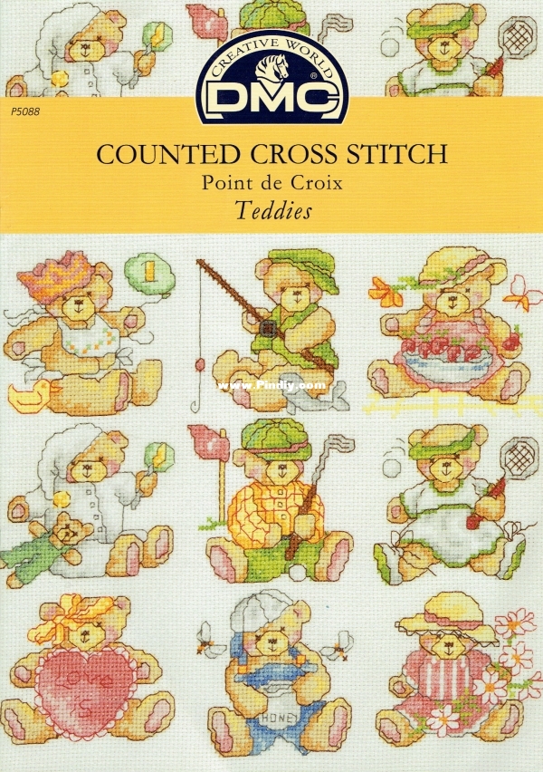 DMC Teddies Cross stitch