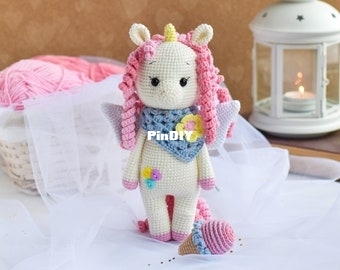 Crochet Friends Lab - Tatiana Kostochenkova-unicorn polly
