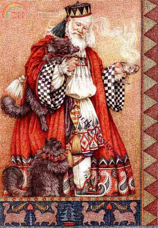 Father Christmas and Cats.jpg
